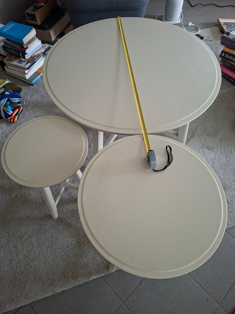 IKEA KRAGSTA-set, Huis en Inrichting, Ophalen, Minder dan 50 cm, 50 tot 100 cm, Rond