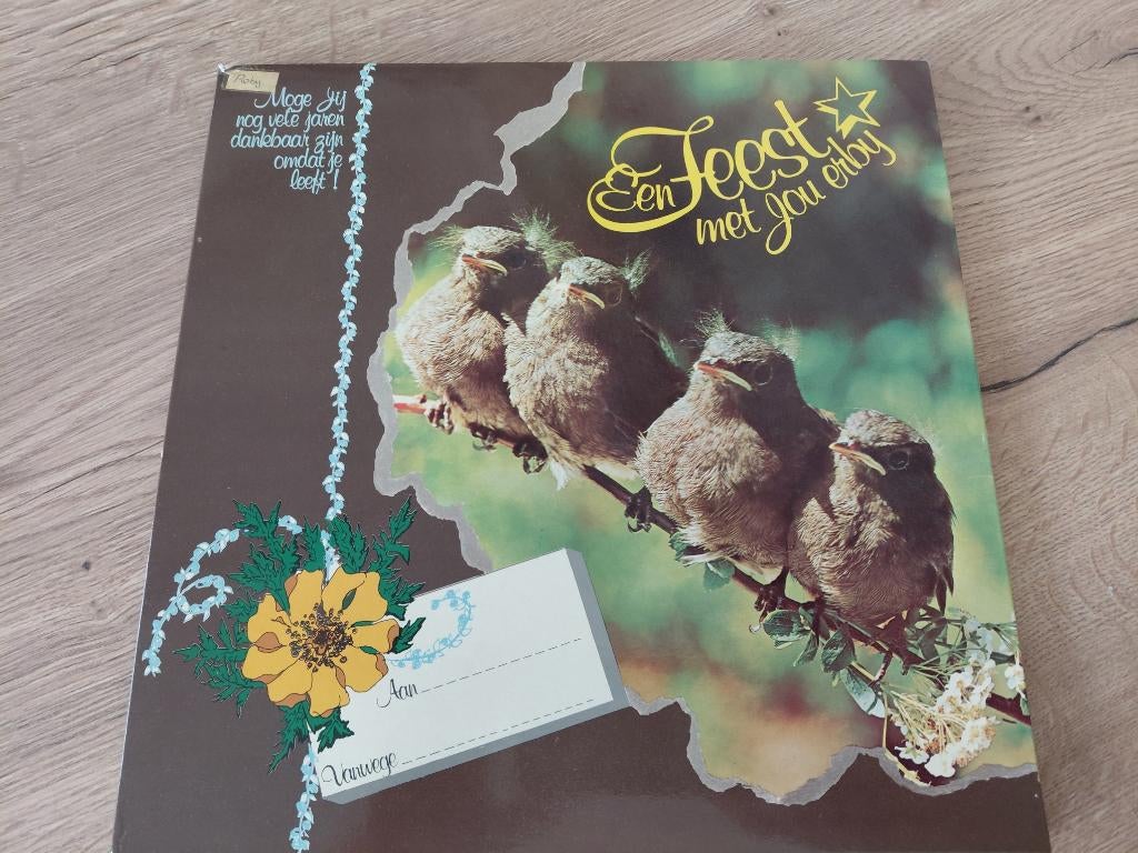LP - EIGENTIJDSE JEUGD - EEN FEEST MET JOU ERBIJ, CD & DVD, Vinyles | Néerlandophone, Enlèvement, 1980 - 1989, Comme neuf, Autres genres