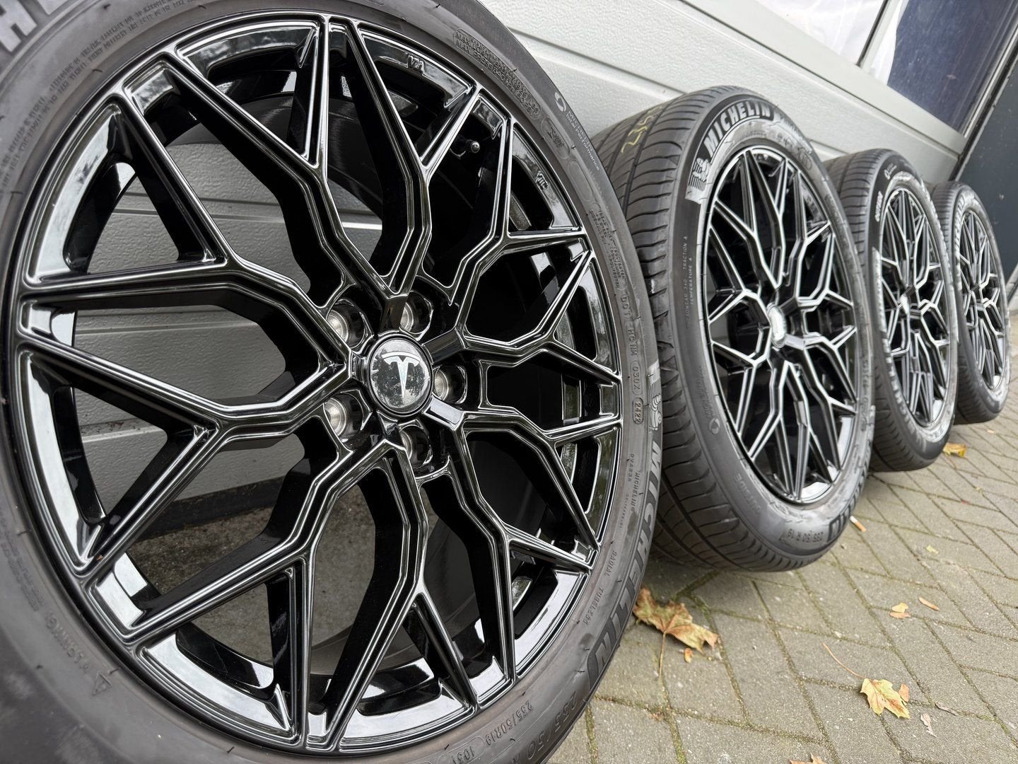 19“ Tesla Model Y Juniper velgen Performance Michelin banden, 19 inch, -, -, Banden en Velgen