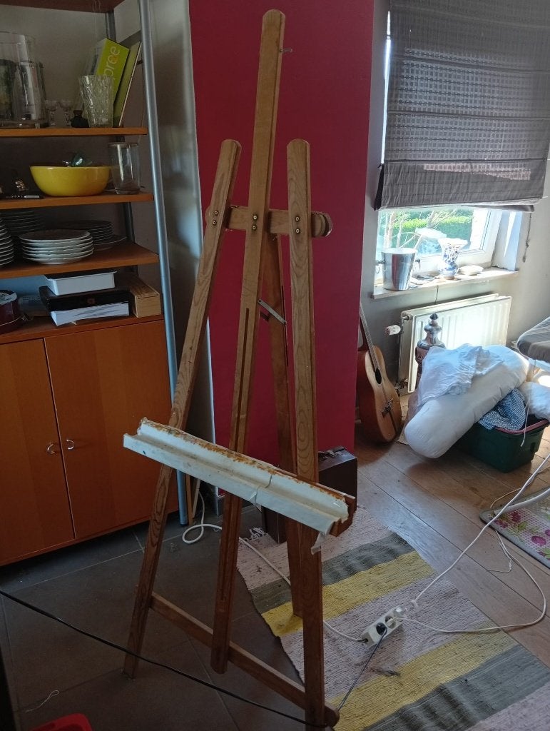 Chevalet : hauteur 1,7 m - bois, Enlèvement, Chevalet