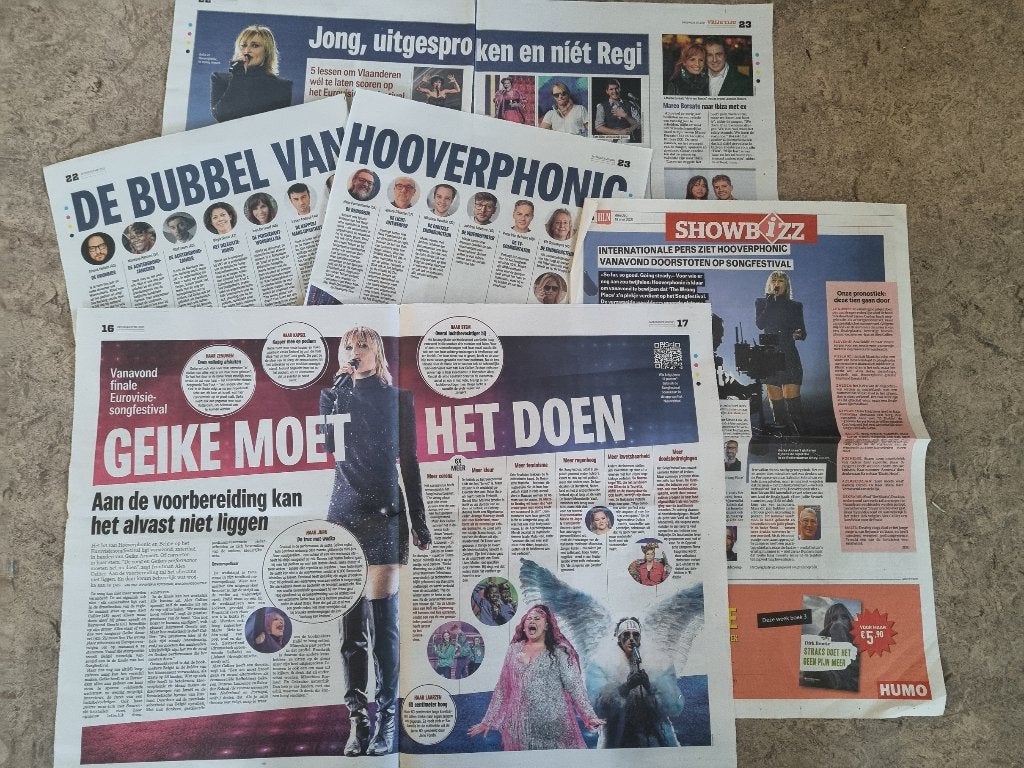Artikelen Hooverphonic op Eurovisie Songfestival 2021, Envoi, Coupure(s)