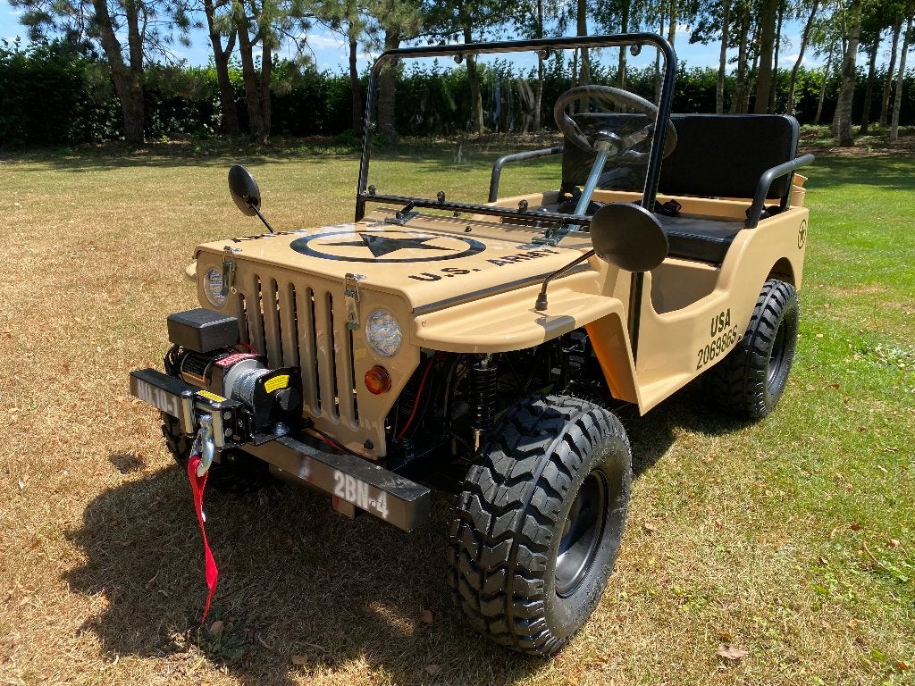 Mini jeep Willys 150cc Enfant Adolescent, Auto's, Overige Auto's, Bedrijf, Te koop, 4x4, Benzine, Euro 6, Cabriolet, 3 deurs, Automaat