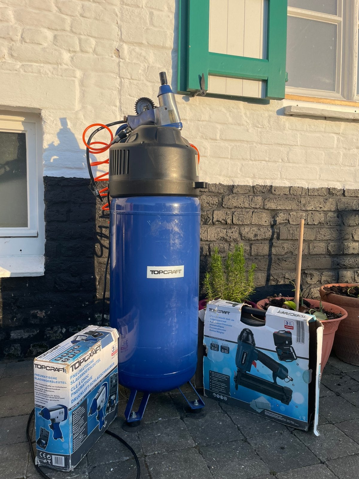 compressor Topcraft, Jardin & Terrasse, Enlèvement, Comme neuf