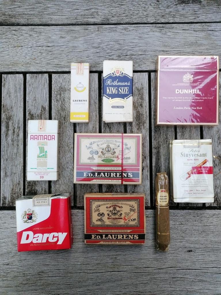 Lot de paquets de cigarettes vintage - Années 50/60, Enlèvement