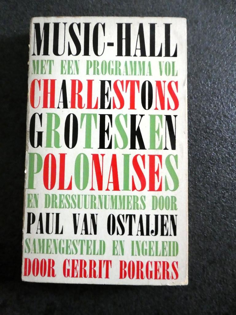 Music-Hall - Van Ostaijen - 1964 Ooievaarpocket, Boeken, Ophalen of Verzenden