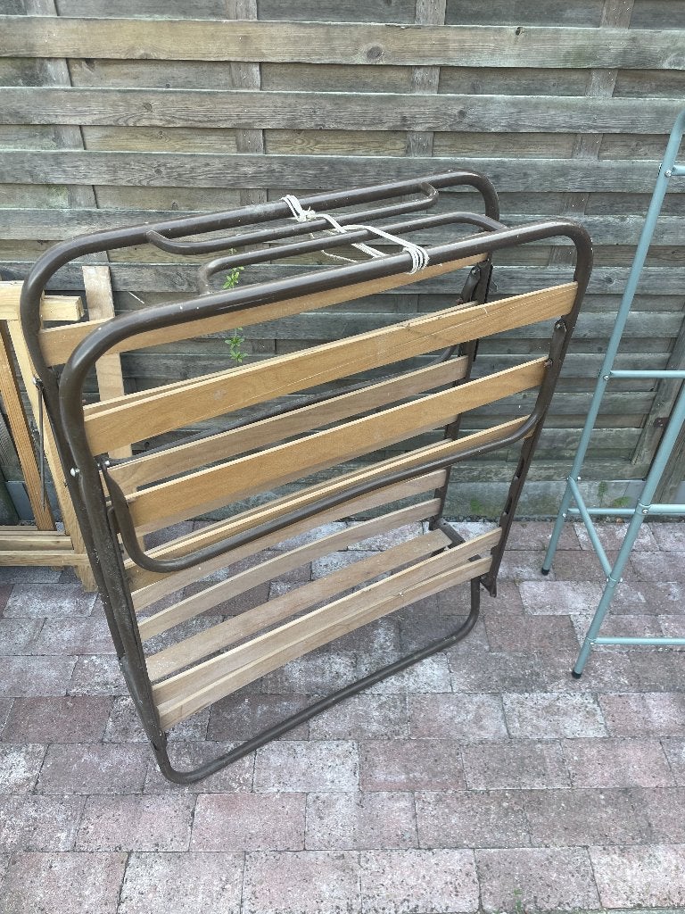 plooibed (gratis), Huis en Inrichting, Ophalen, Gebruikt, Eenpersoons