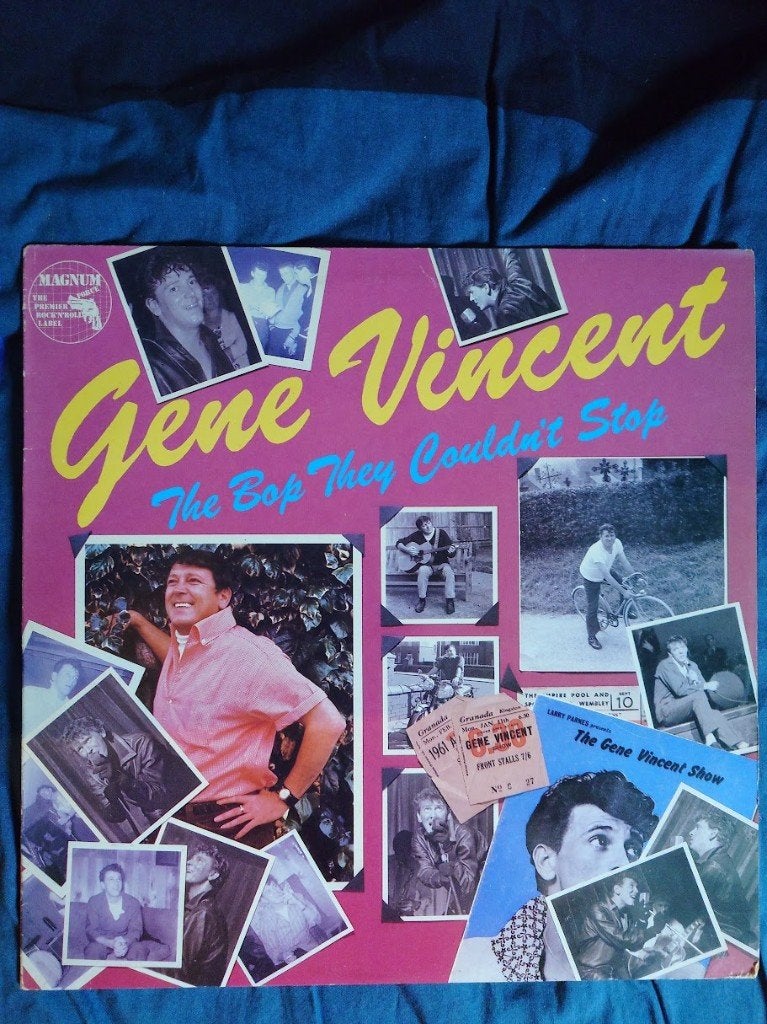 LP Gene Vincent – The Bop They Couldn't Stop, LP, Gebruikt, Ophalen of Verzenden, 12 inch