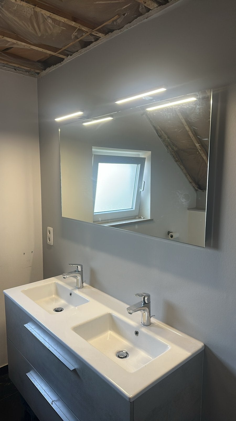 Miroir de sdb led, Ophalen, Gebruikt