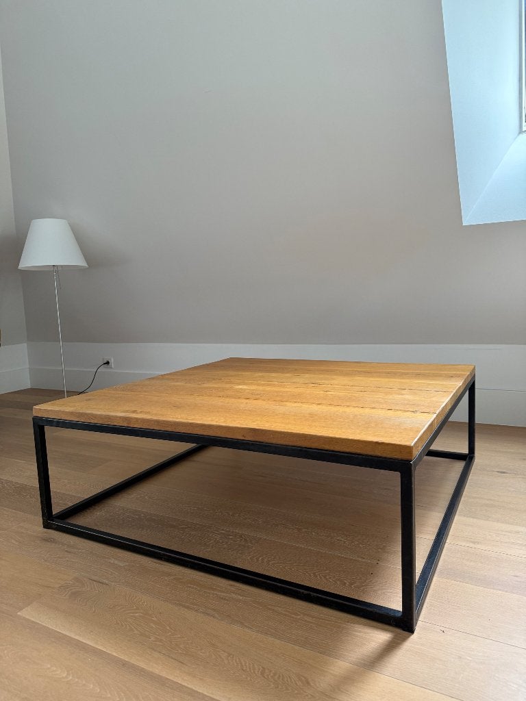 Tableau, Maison & Meubles, Tables | Tables à manger, 100 à 150 cm, Enlèvement, Chêne, Carré