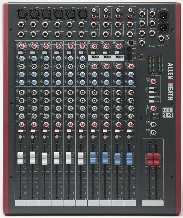 Allen & Heath ZED14-mixer, Audio, Tv en Foto, Versterkers en Ontvangers, Ophalen, Zo goed als nieuw, Overige merken