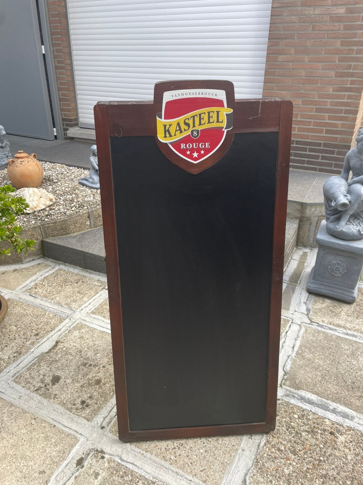 Stoepbord Kasteelbier Rouge, Verzamelen, Merken en Reclamevoorwerpen, Ophalen, Zo goed als nieuw