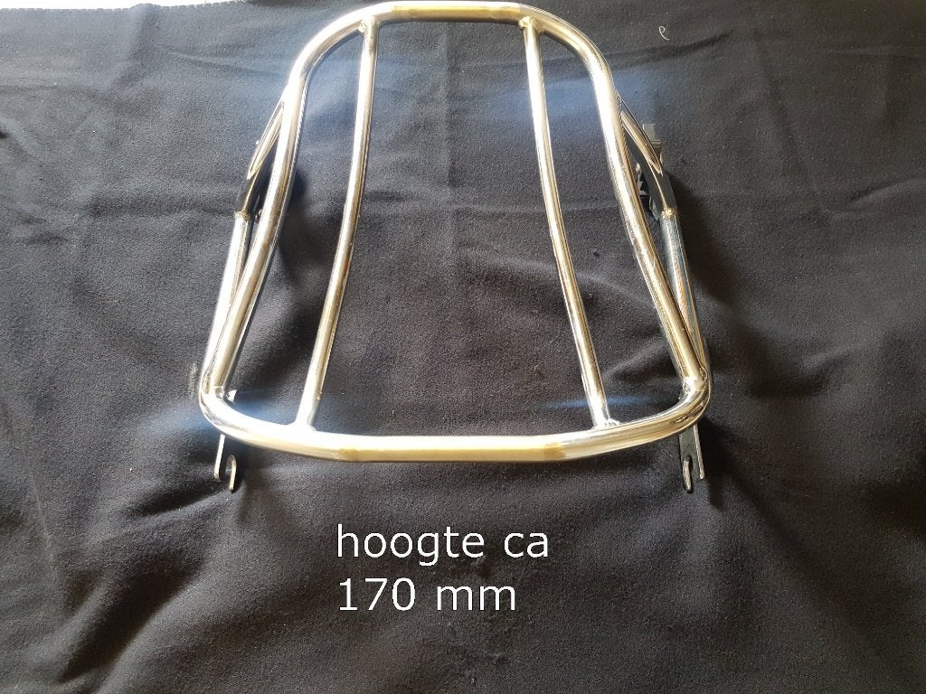 Chrome/rvs verbreedt detachable luggage rack Harley Davidson, Ophalen of Verzenden, Gereviseerd