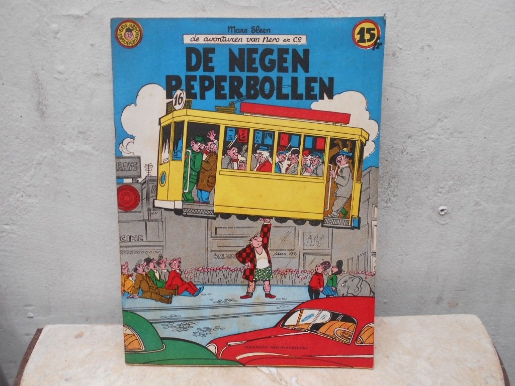 nero en co  de negen peperbollen  oude herdruk  2 kleuren, Ophalen of Verzenden