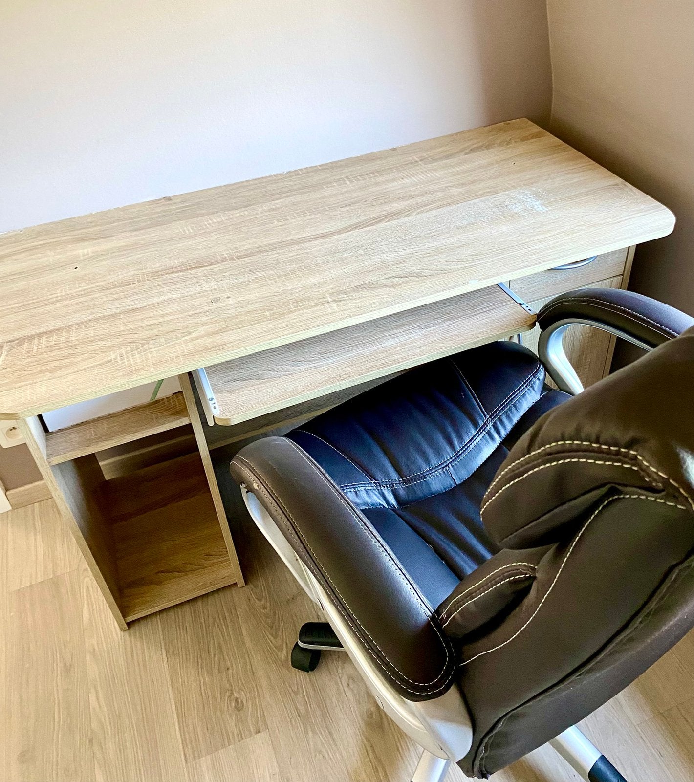 Bureau + bureaustoel, Maison & Meubles, Bureaux, Enlèvement, Utilisé, Autres types