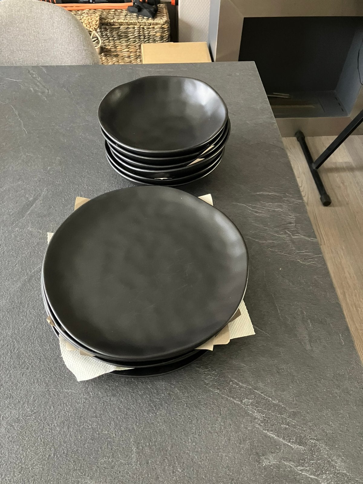 Zwarte borden, Ophalen, Bord(en)