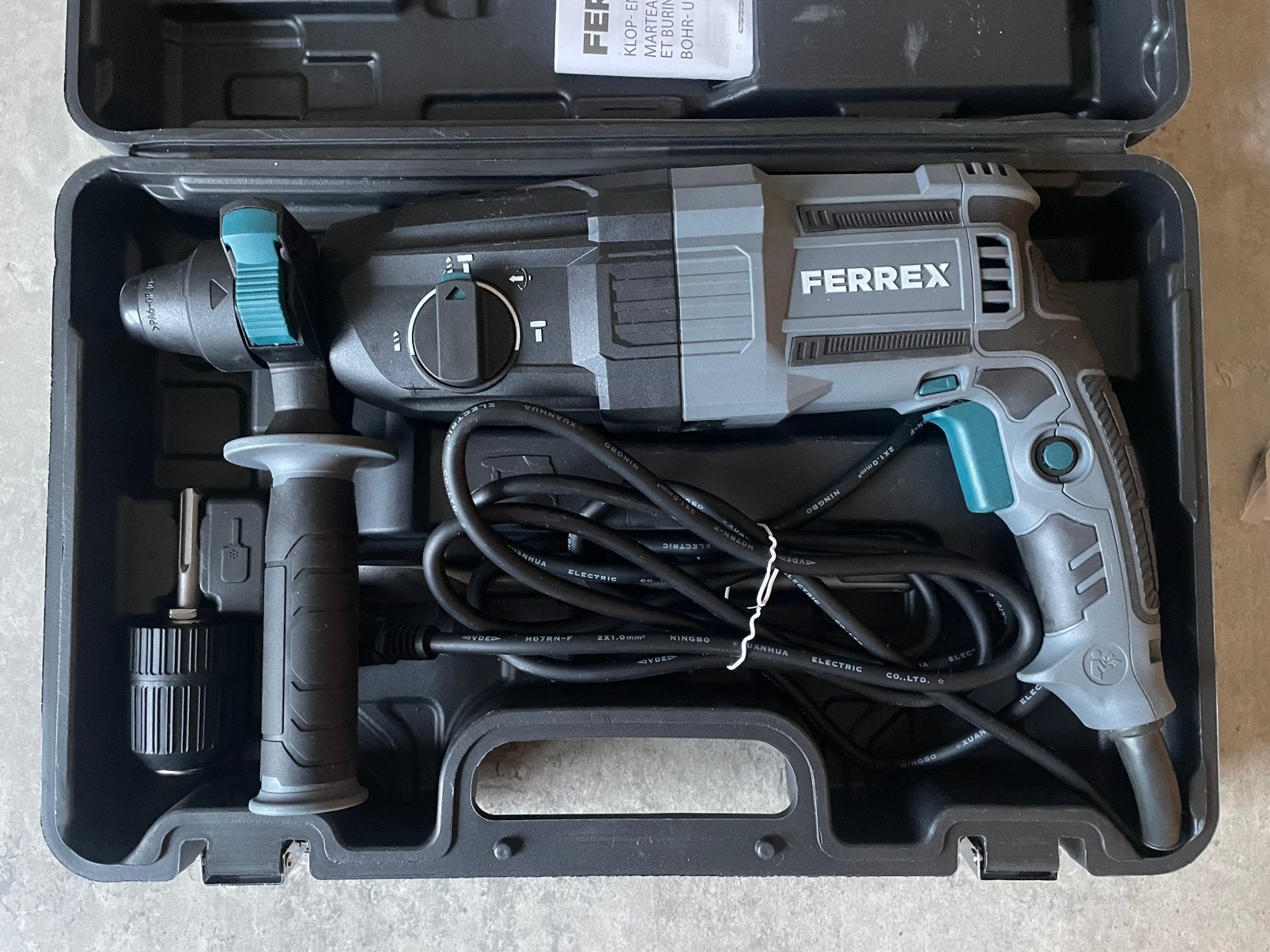 FERREX boorhamer / breekhamer 800W, Ophalen, Zo goed als nieuw