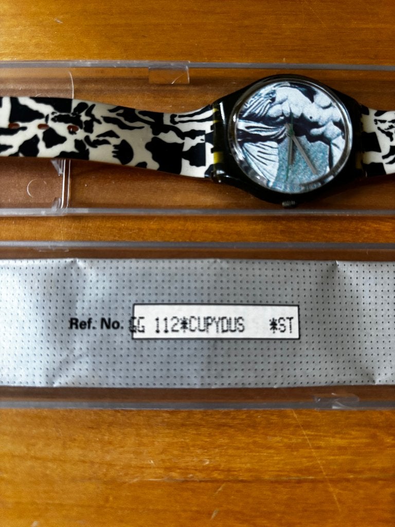 Swatch Cupydus GG112 - 1991, Bijoux, Sacs & Beauté, Montres | Hommes, Enlèvement, Utilisé, Swatch