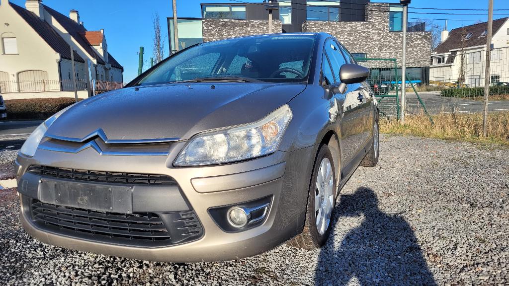 citroen C4 1.6i AIRCO 5 deurs OHBOEK 2010, Autos, Argent ou Gris, Entreprise, 5 portes, Tissu