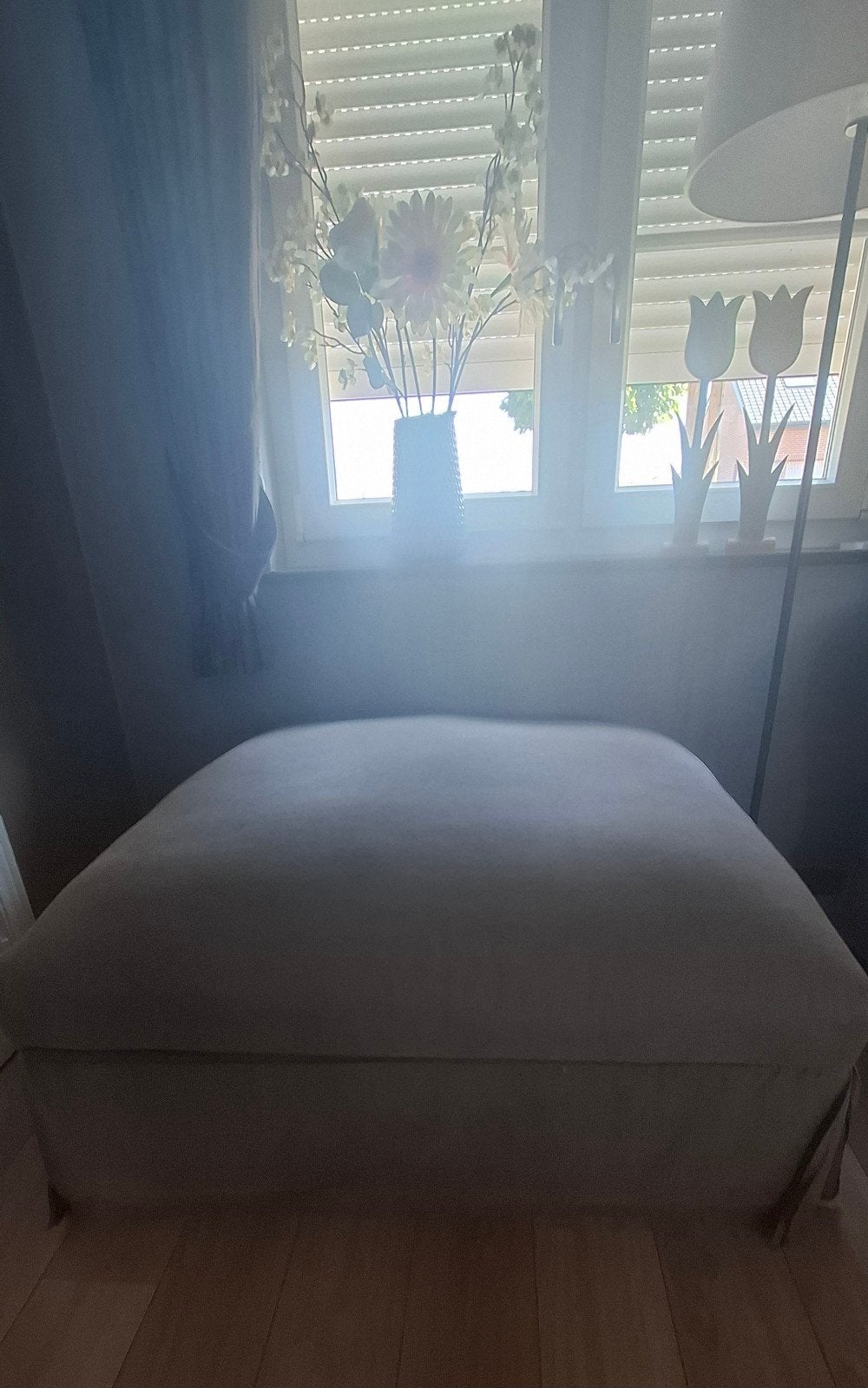 poef/bijzetbank, Huis en Inrichting, Ophalen, Vierkant, 100 tot 125 cm, 100 tot 125 cm