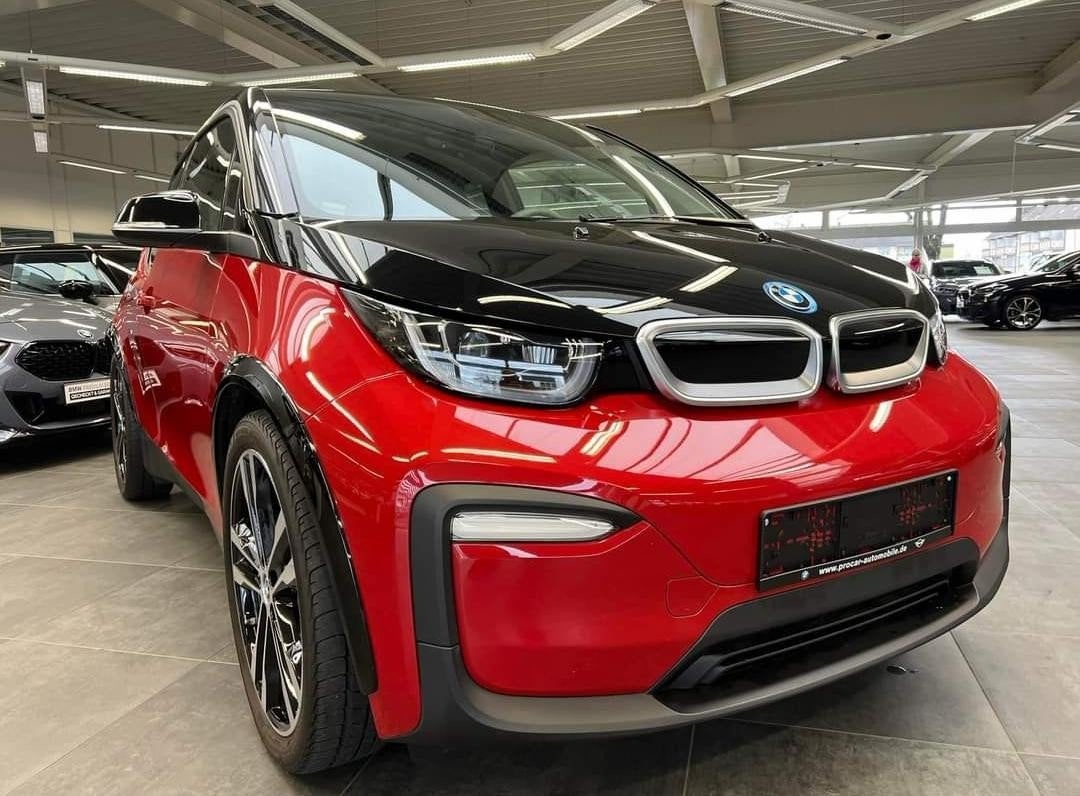 BMW i3 120Ah 2020 78000km, Auto's, 4 zetels, Achterwielaandrijving, Beige, Leder en Stof