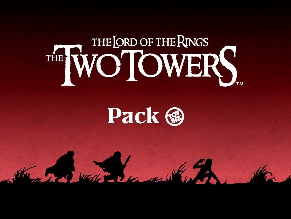 ToyBiz LOTR | Pack Les Deux Tours, Enlèvement, Comme neuf, Figurine