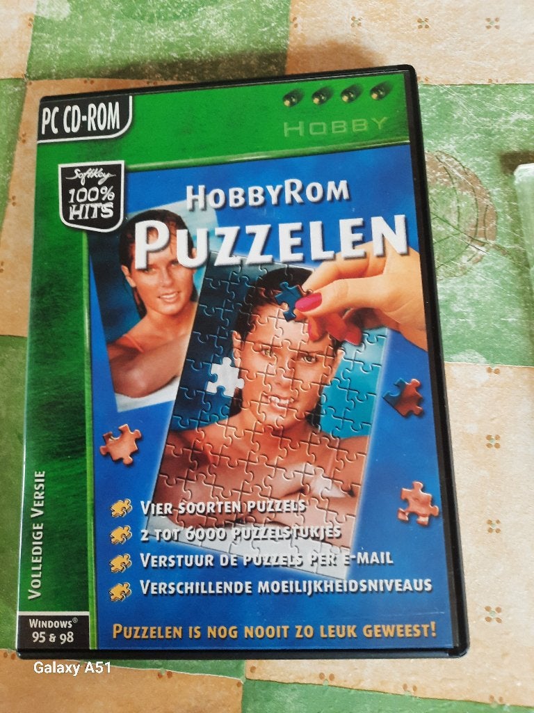 pc cd-rom hobby rom puzzelen, Ophalen of Verzenden
