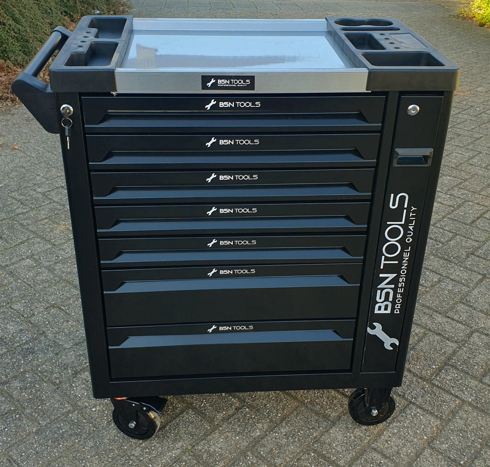 Gereedschapswagen 7x7 goed gevuld (NIEUW IN DOOS), Doe-het-zelf en Bouw, Gereedschapskisten, Ophalen of Verzenden, Gevuld, Nieuw