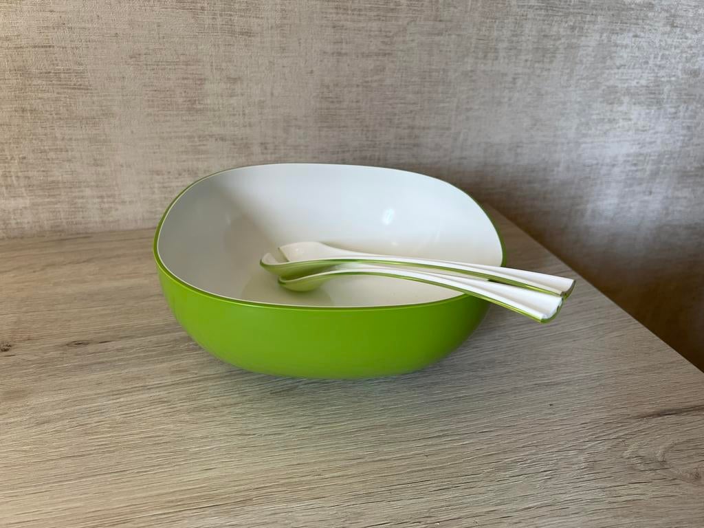 Nieuw Mepal Rosti saladeschaal + bijpassend bestek, Ophalen, Nieuw