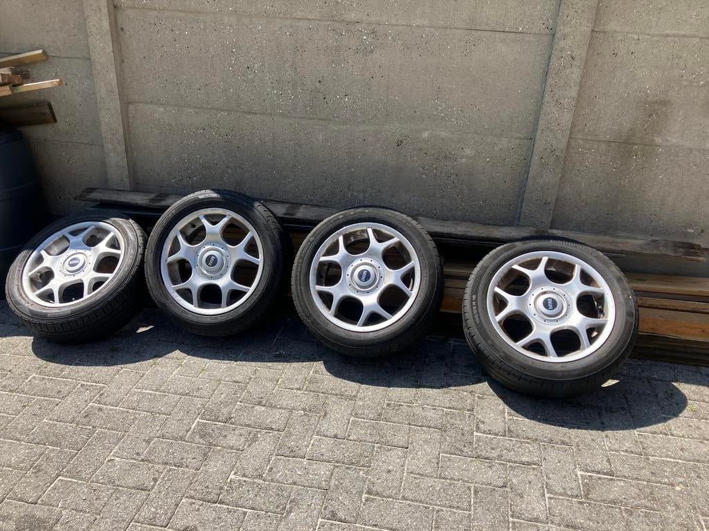 Alu velgen voor mini 4gaats 16duim, Autos : Pièces & Accessoires, Pneus & Jantes, 16 pouces, Véhicule de tourisme, Pneus été, Pneu(s)