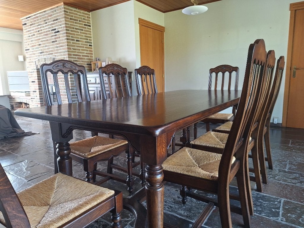 tafel met stoelen, Enlèvement, Utilisé