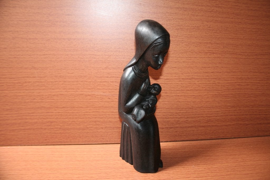 Maria en jezus beeld 28cm hoog, Antiek en Kunst, Ophalen, Beeld