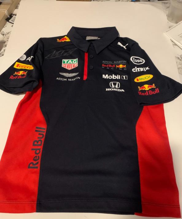 kinderpolo max verstappen gesigneerd, Enlèvement ou Envoi, Neuf