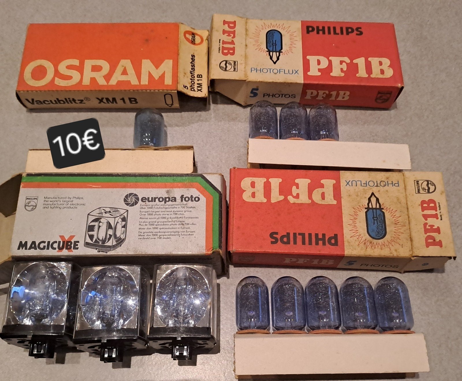 vintage flitslampen, Audio, Tv en Foto, Foto | Flitsers, Ophalen of Verzenden