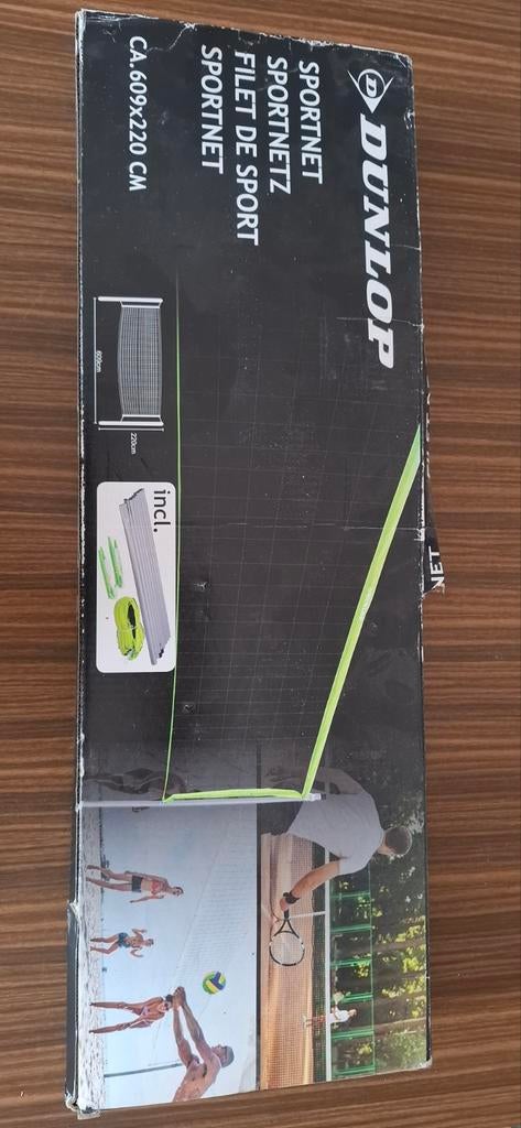 Dunlop Sportnet 609 x 220 cm – NIEUW, Ophalen