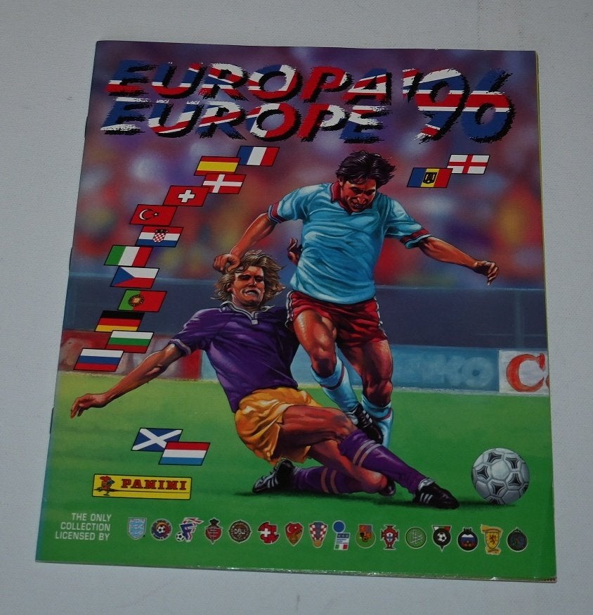 Panini Europa ' 96 Volledig album 354 stickers ingeplakt, Verzenden, Gebruikt, Poster, Plaatje of Sticker