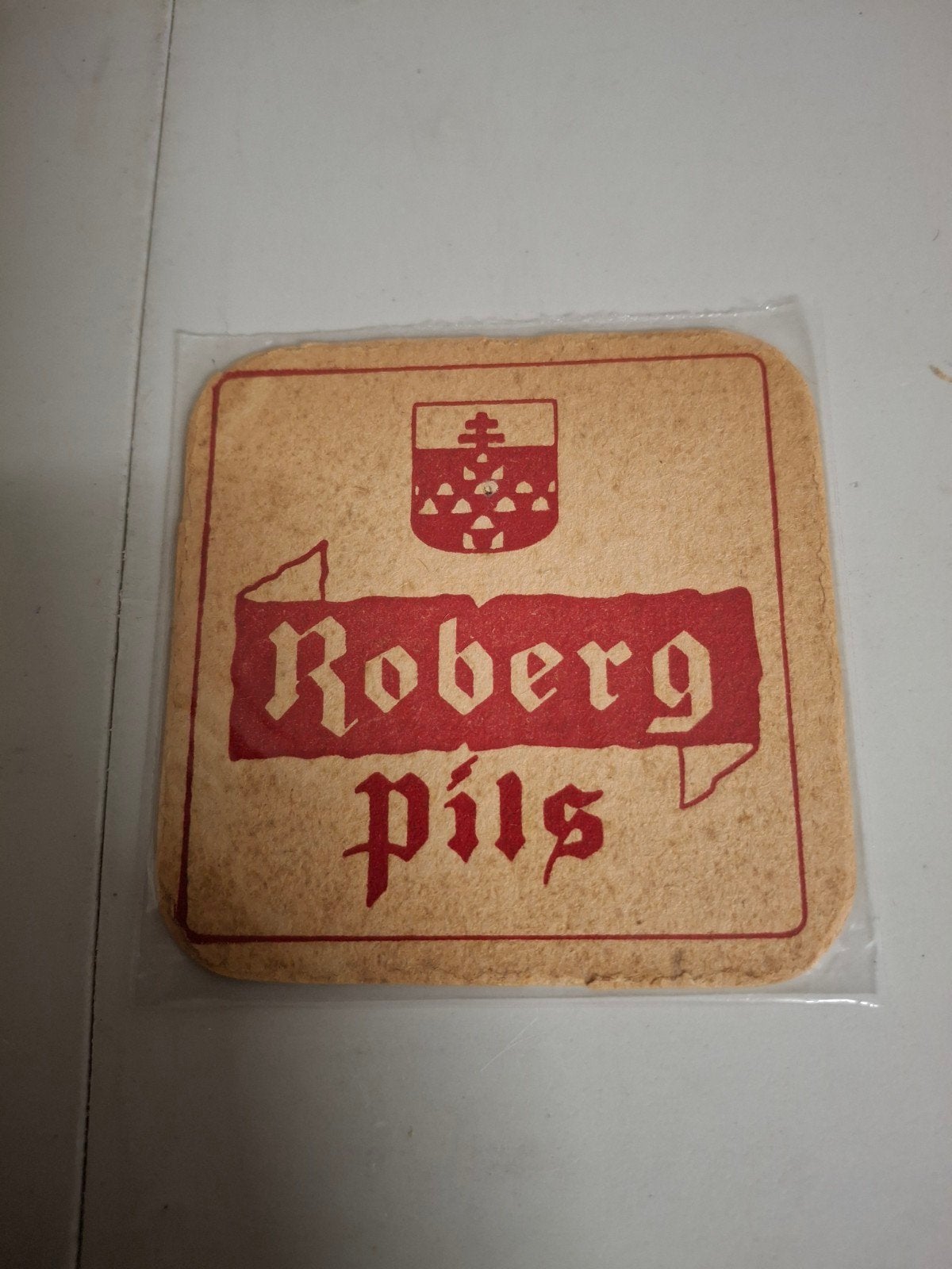 oud bierviltje roberg pils, Verzamelen, Ophalen of Verzenden