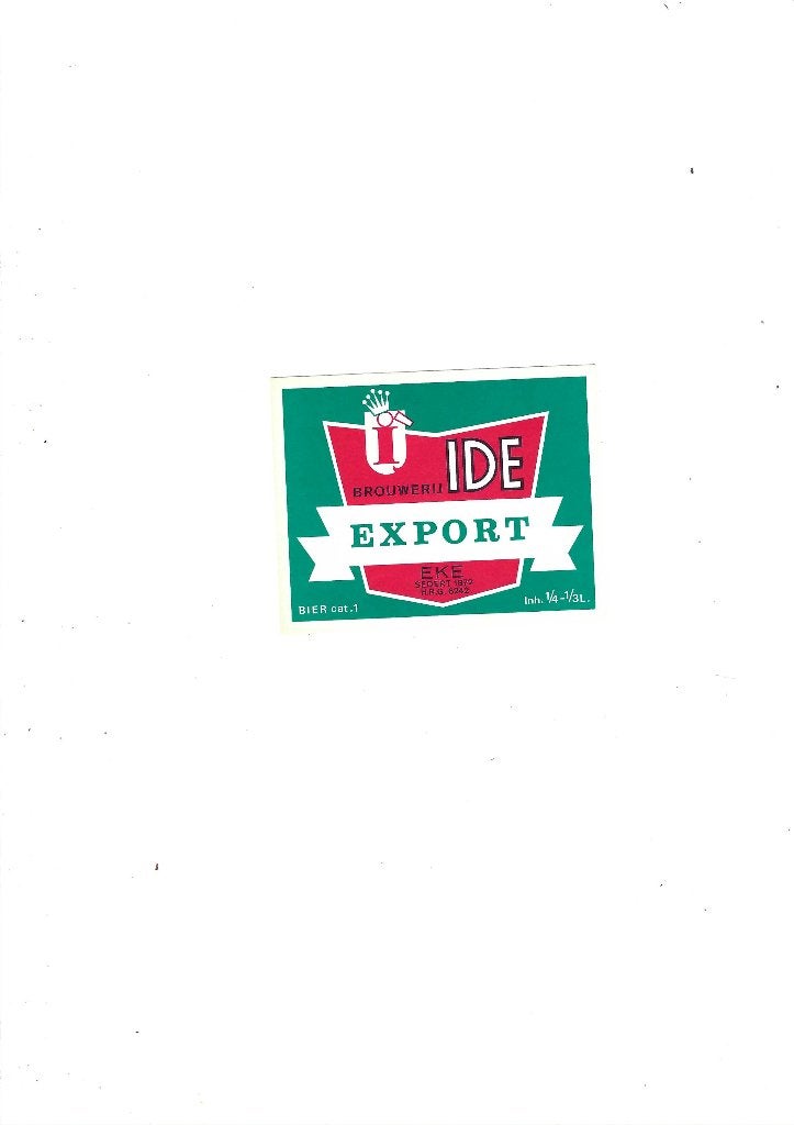 Brasserie  Ide  à Eke, Verzenden, Zo goed als nieuw