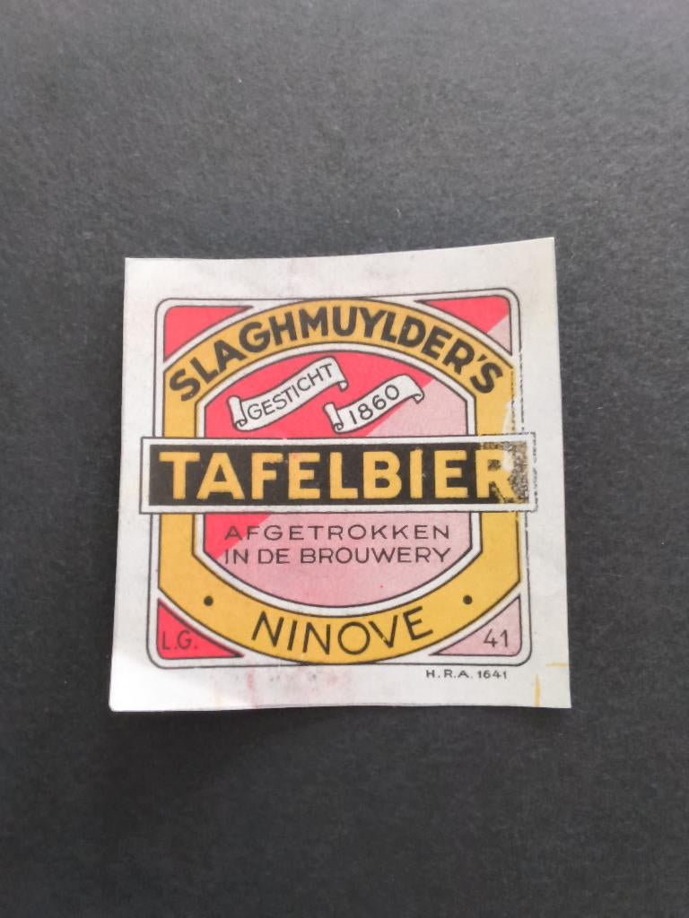 Brouwerij  Slaghmuylder Tafelbier, Verzamelen, Ophalen, Nieuw, Verpakking