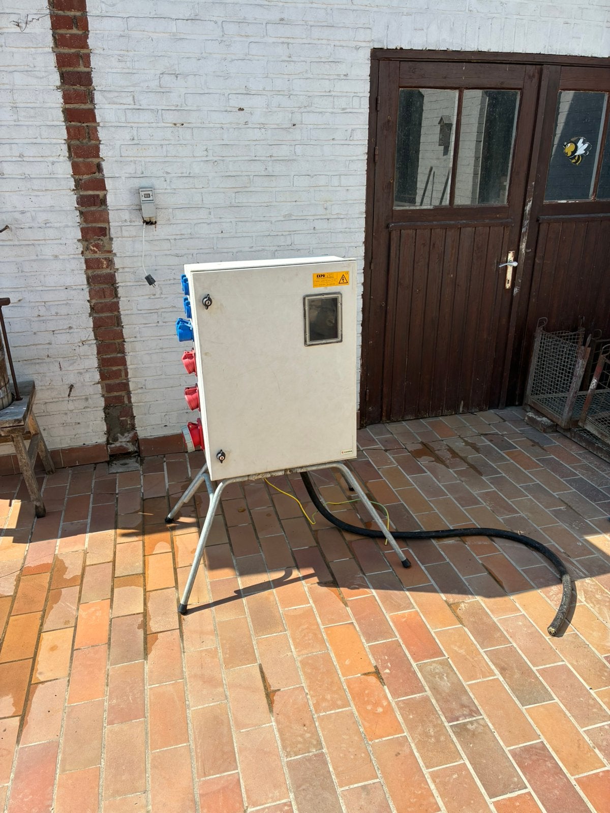 Werfkast 63A, Doe-het-zelf en Bouw, Elektriciteit en Kabels, Ophalen, Zo goed als nieuw