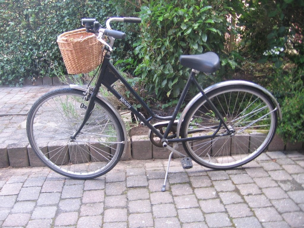 28 inch damesfiets , fabrieksfiets geen versnellingen, Autres marques, Frein à rétropédalage, Enlèvement, 50 à 53 cm