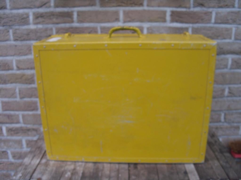 aluminium koffer, Ophalen, Gebruikt