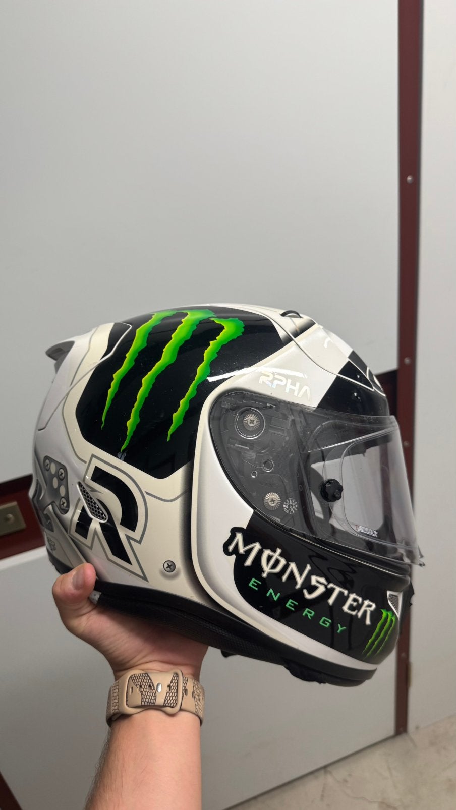 HJC RPHA 11 Jorge Lorenzo 99 monster, Motoren, Kleding | Motorhelmen, Ophalen of Verzenden, M, HJC