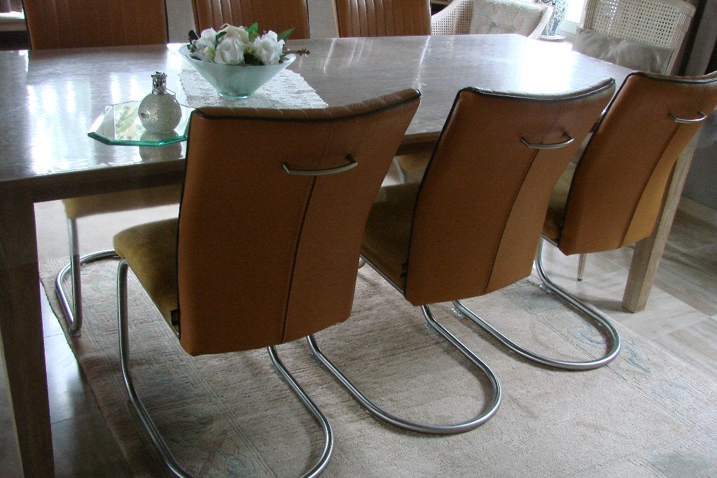 6 eetkamer stoelen  design  henh, Huis en Inrichting, Ophalen, Gebruikt, Design - merk, Vijf, Zes of meer stoelen