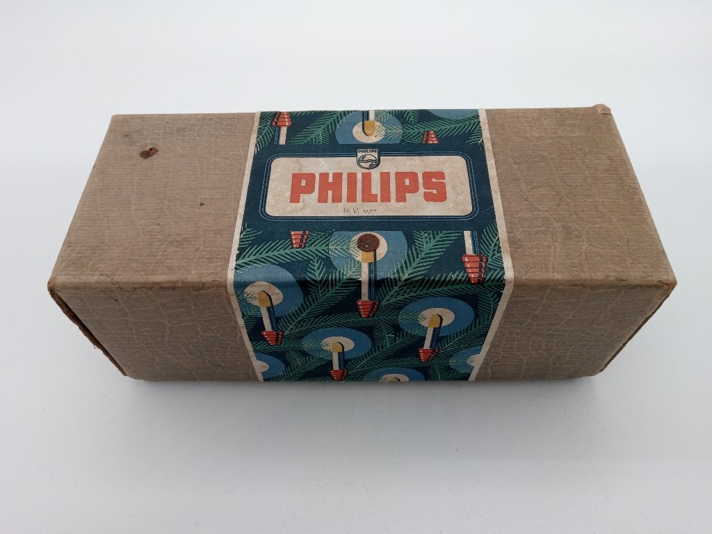 Oude Philips Kaars-kerstverlichting - 14V, Ophalen of Verzenden, Gebruikt