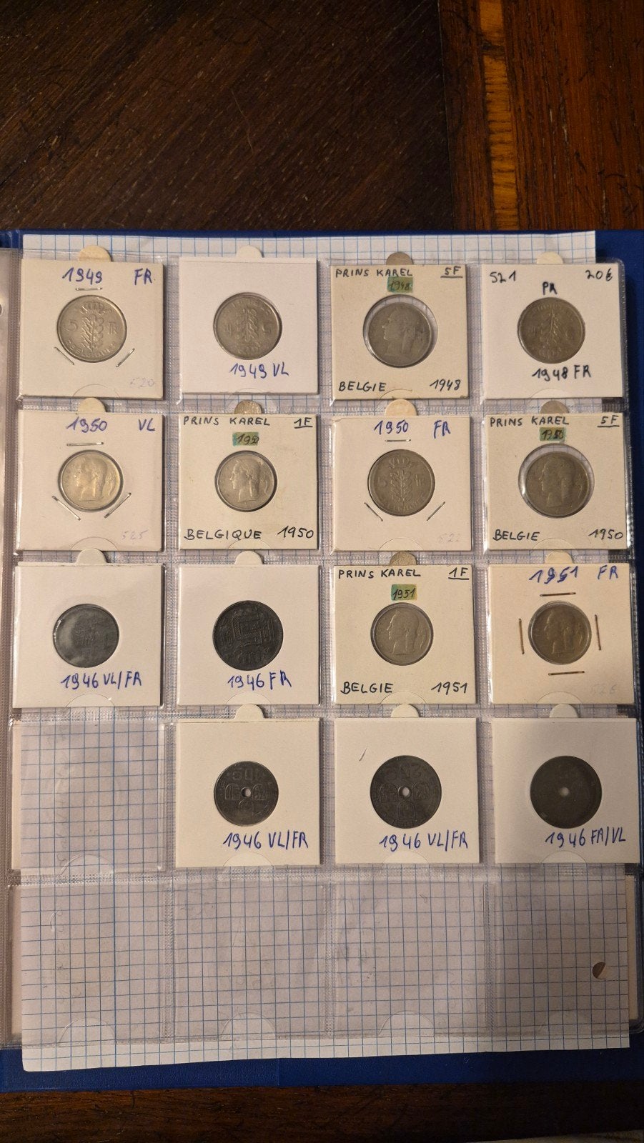 munten Prins Karel en Leopold 3 zie foto's en beschrijving, Postzegels en Munten, Ophalen, Overig, Setje, Zilver