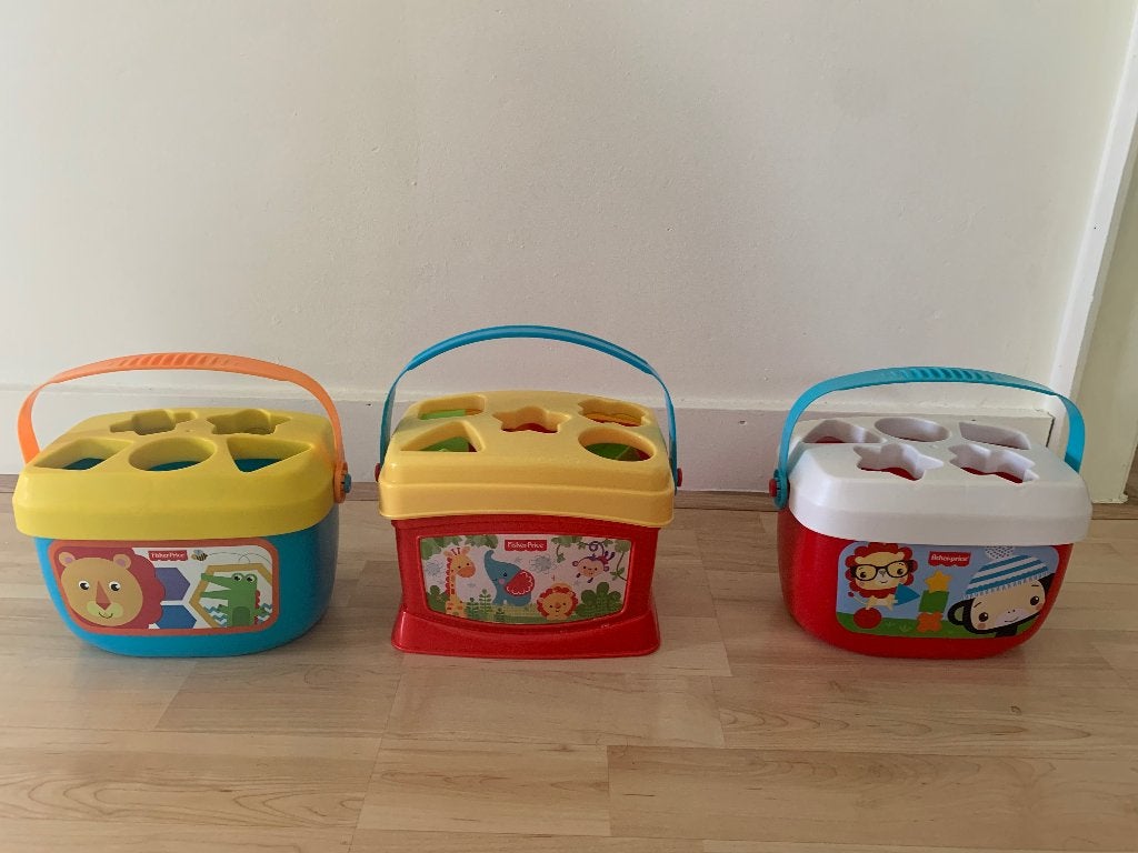 Fisher price vormenstoof (3stuks), Enfants & Bébés, Enlèvement, Comme neuf, Set de jeu