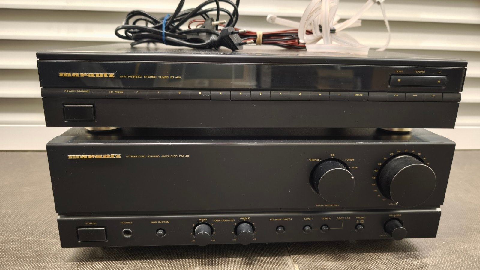 Marantz INTEGRATED STEREO AMPLIFIER PM-40
SYNTHESIZED STEREO, Ophalen