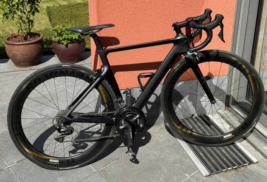 Canyon Aeroad CF SL - maat xs - zo goed als nieuw, Fietsen en Brommers, 28 inch, Carbon, Velgrem, 49 tot 53 cm