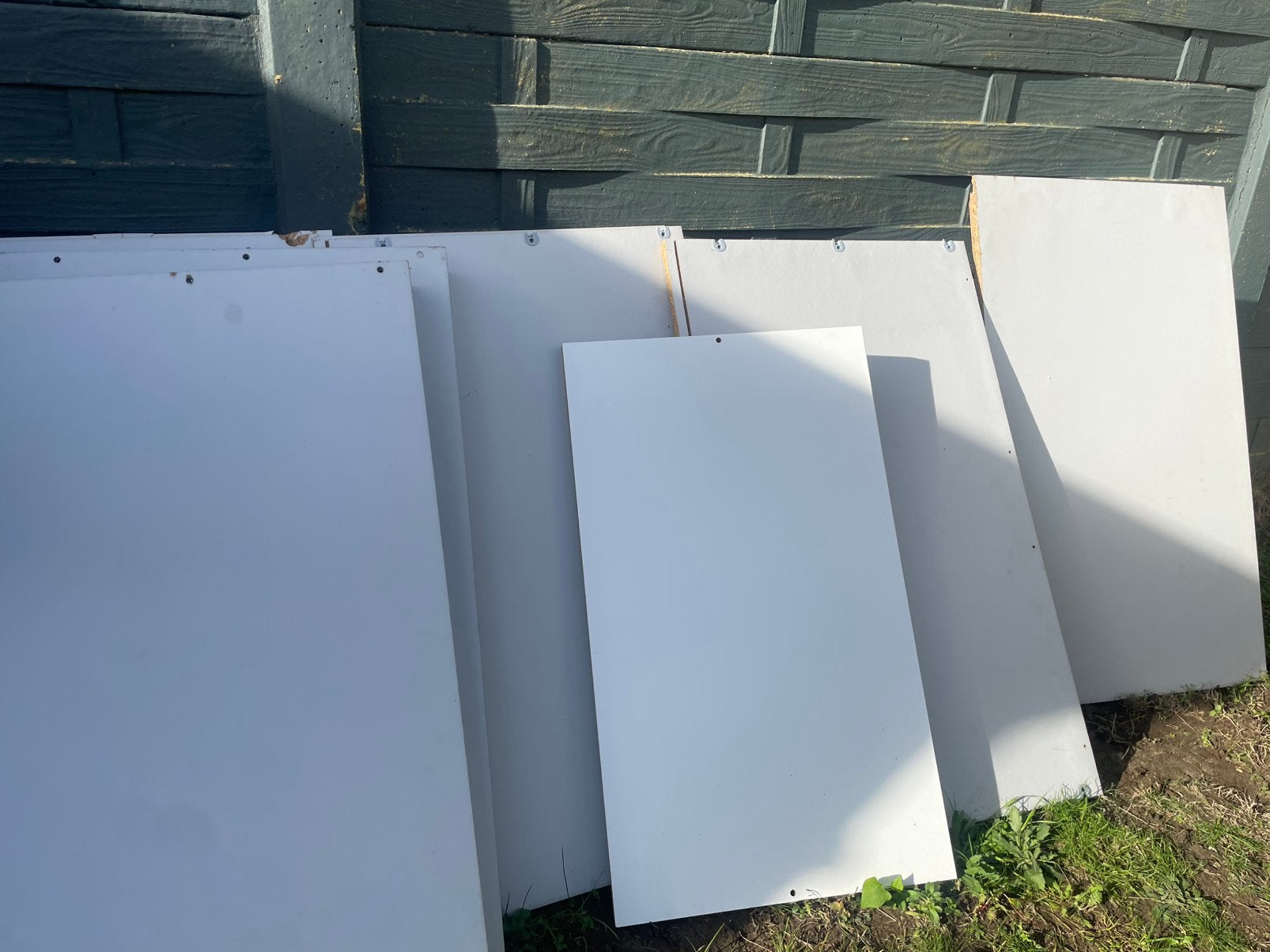 Witte planken/panelen - diverse maten, Doe-het-zelf en Bouw, Ophalen, Zo goed als nieuw