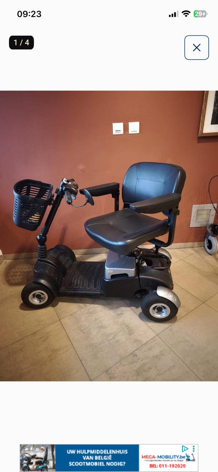 Scootmobiel, Ophalen, Life and Mobility, Gebruikt, 15 km of minder